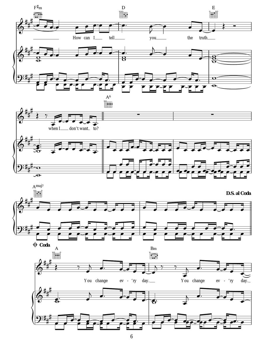 Difficulty Difficulty Acoustic Guitar scores gallery preview page 6