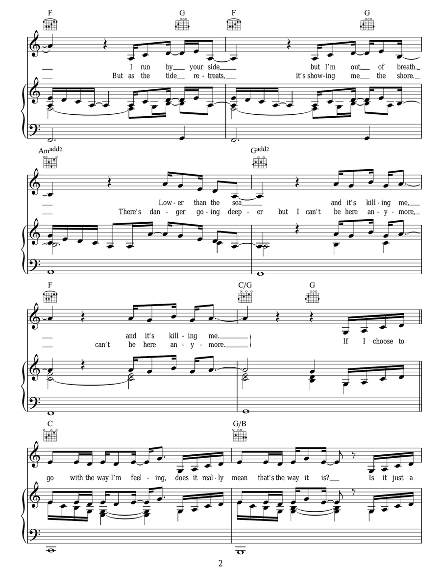 Lost Lost Acoustic Guitar scores gallery preview page 2