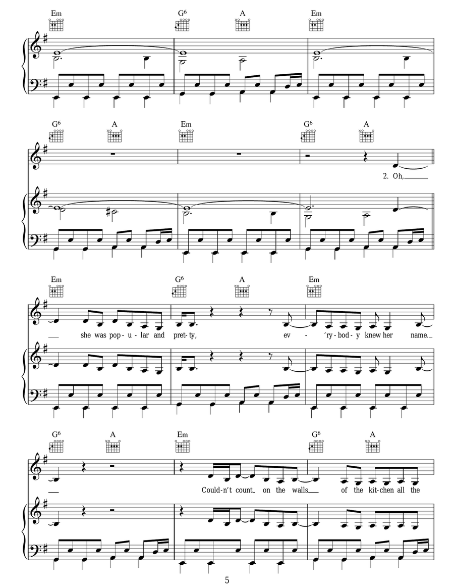 Golden Frames Golden Frames Acoustic Guitar scores gallery preview page 5