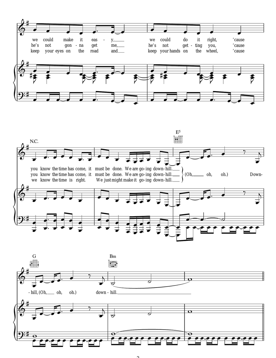 Come On, Get In Come On, Get In Acoustic Guitar scores gallery preview page 3