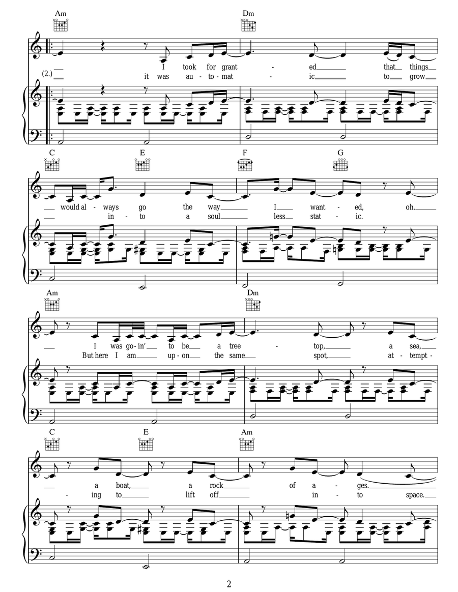 (Still A) Weirdo (Still A) Weirdo Acoustic Guitar scores gallery preview page 2