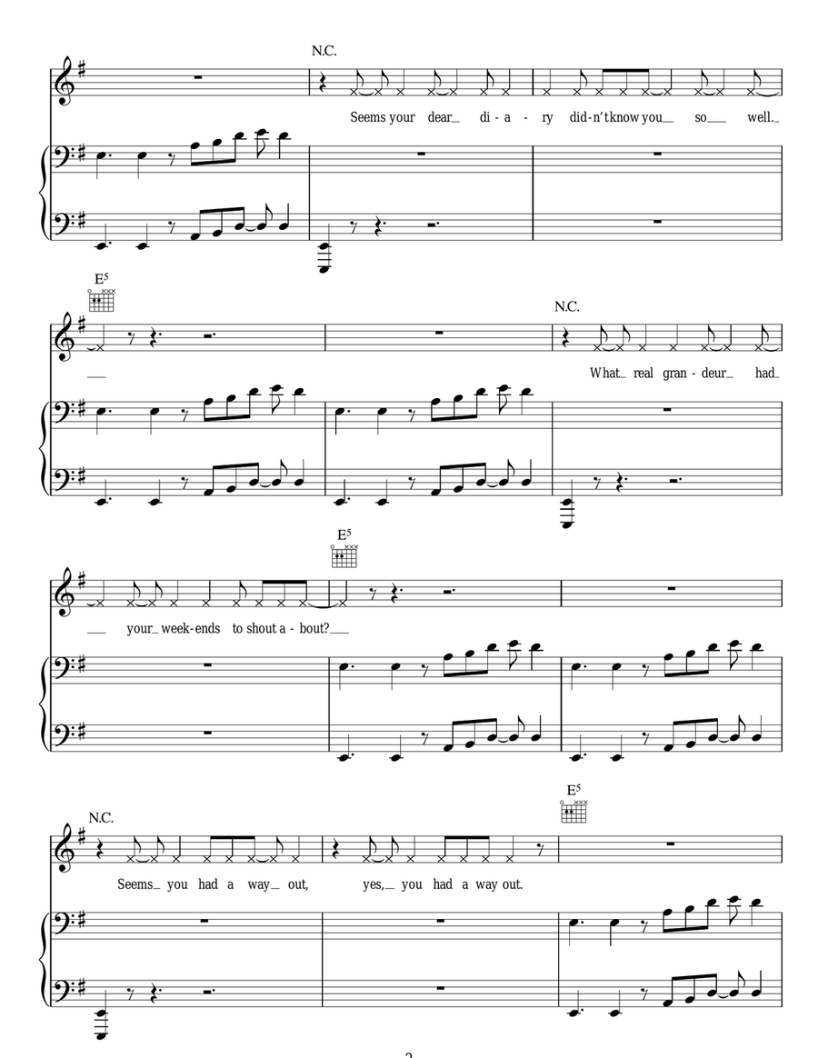 Madame Trudeaux Madame Trudeaux Acoustic Guitar scores gallery preview page 2