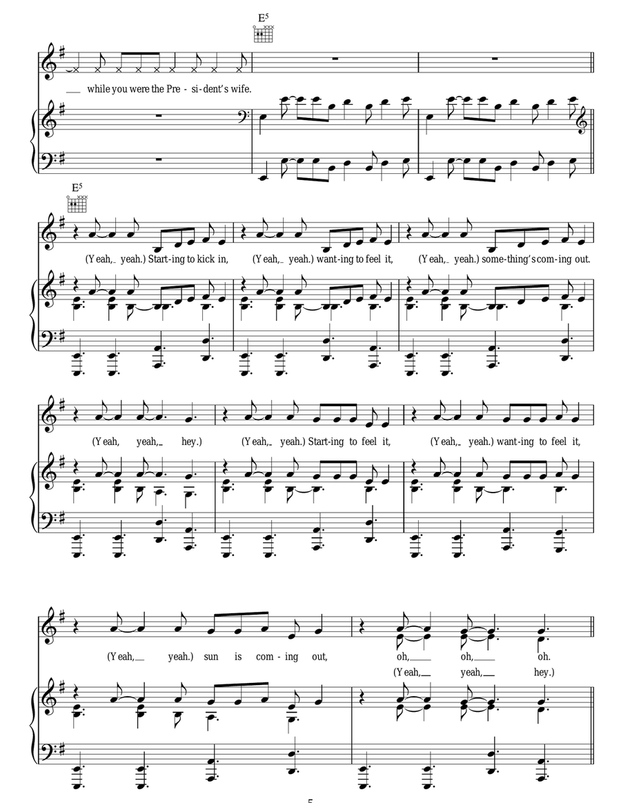 Madame Trudeaux Madame Trudeaux Acoustic Guitar scores gallery preview page 5