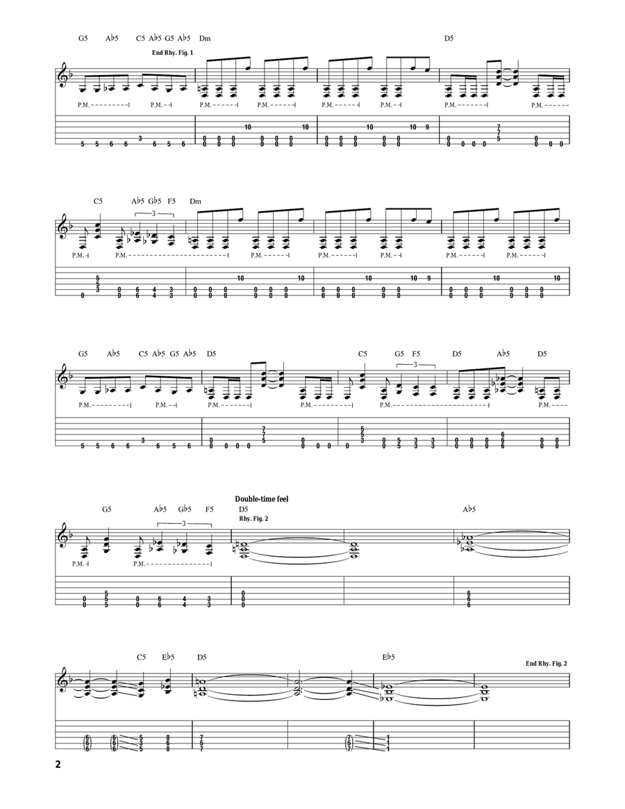 Dead And Gone Dead And Gone Acoustic Guitar scores gallery preview page 2