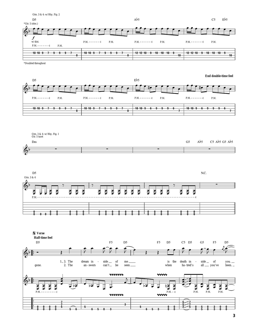 Dead And Gone Dead And Gone Acoustic Guitar scores gallery preview page 3