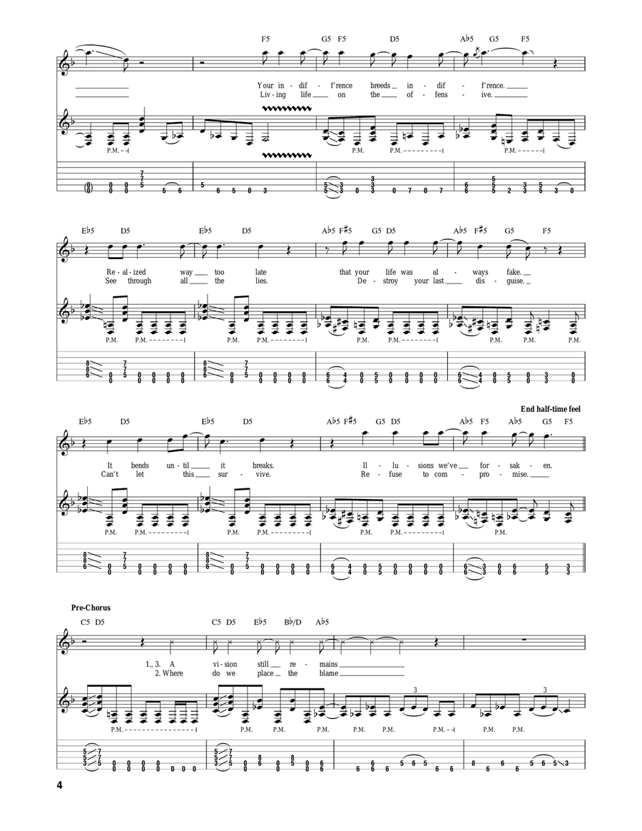 Dead And Gone Dead And Gone Acoustic Guitar scores gallery preview page 4