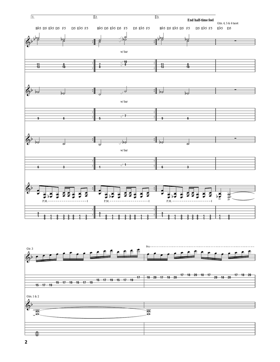 King Of Nothing King Of Nothing Acoustic Guitar scores gallery preview page 2