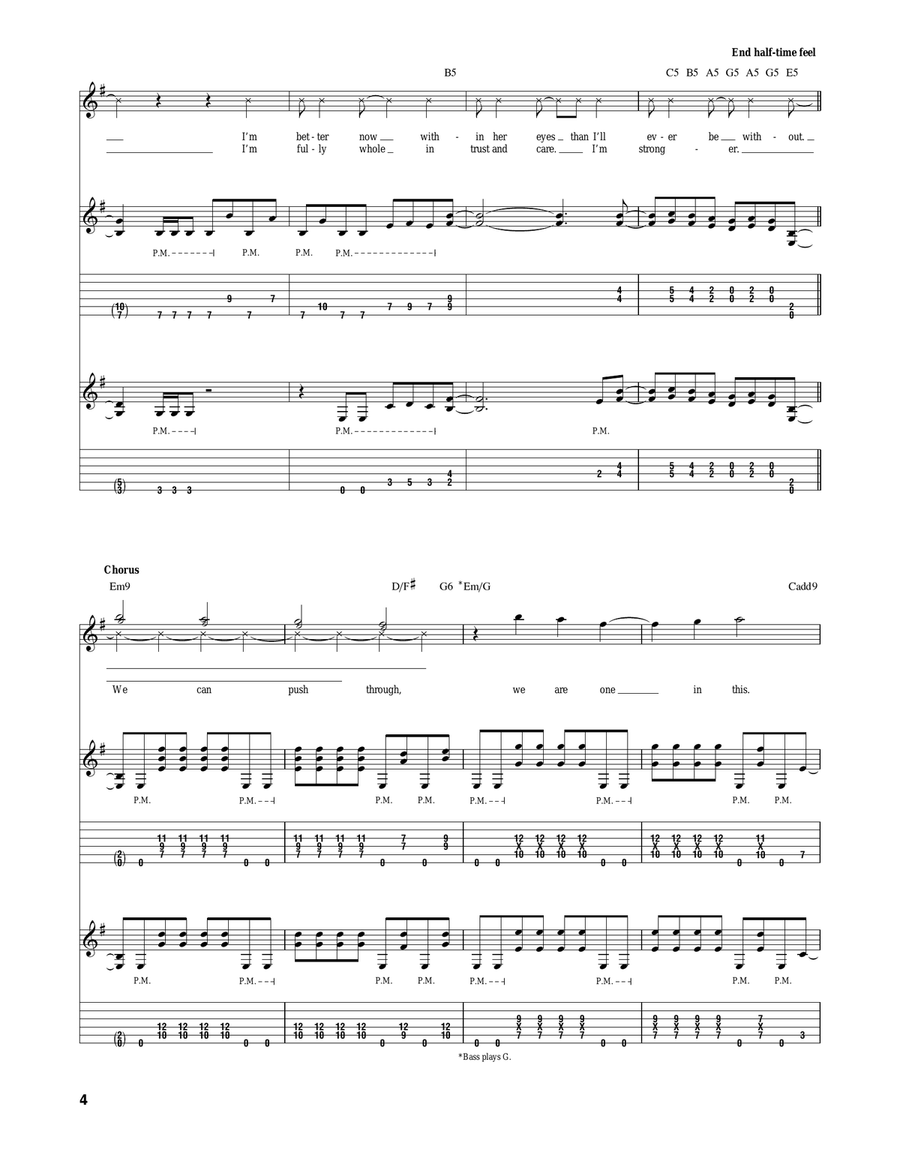 Undone Undone Acoustic Guitar scores gallery preview page 4