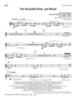 The Beautiful Body And Blood - Oboe