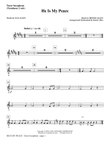 He Is My Peace - Tenor Sax (sub. Tbn 2)