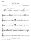 He Is My Peace - Clarinet