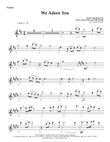 We Adore You - Violin 1