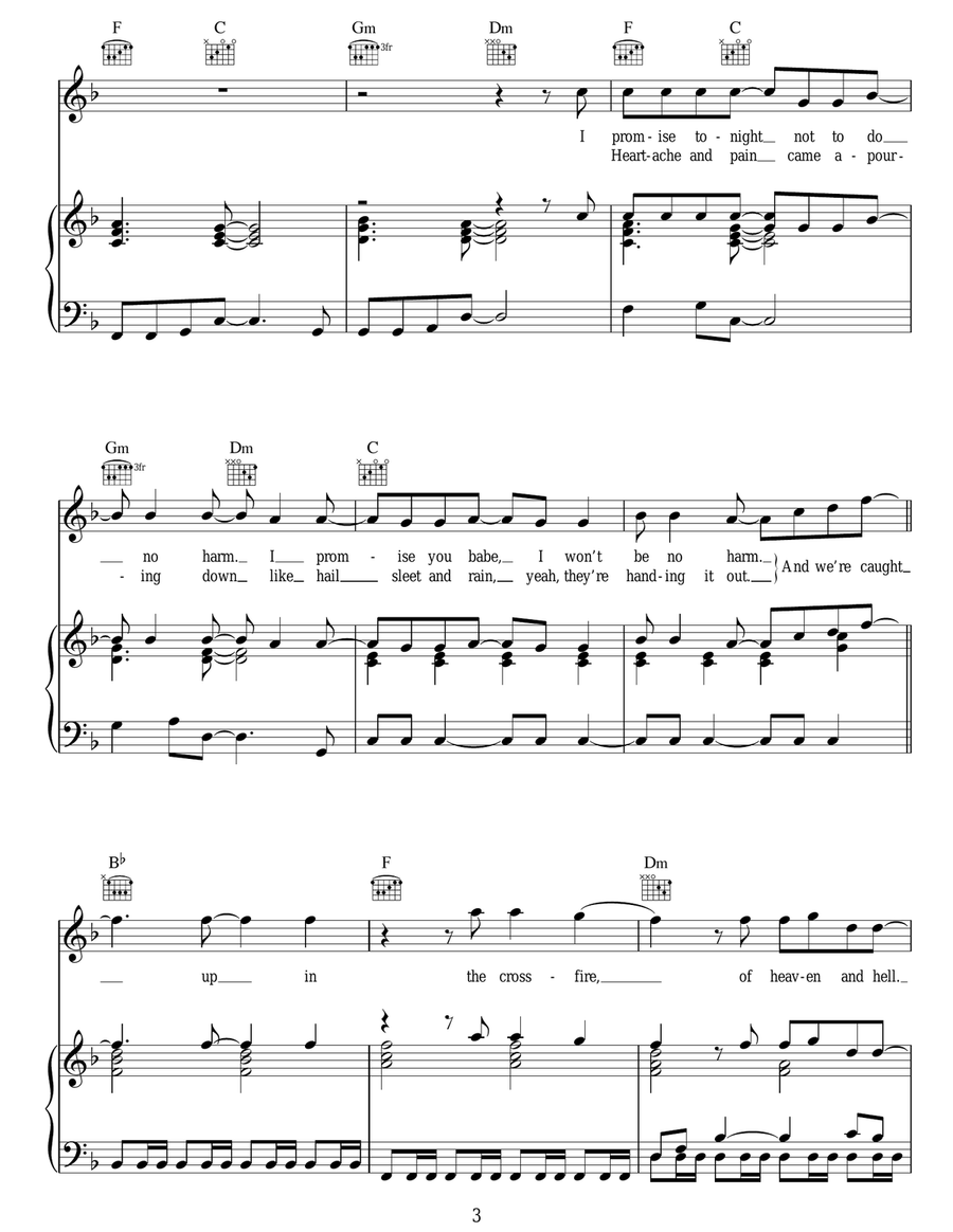Crossfire Crossfire Acoustic Guitar scores gallery preview page 3