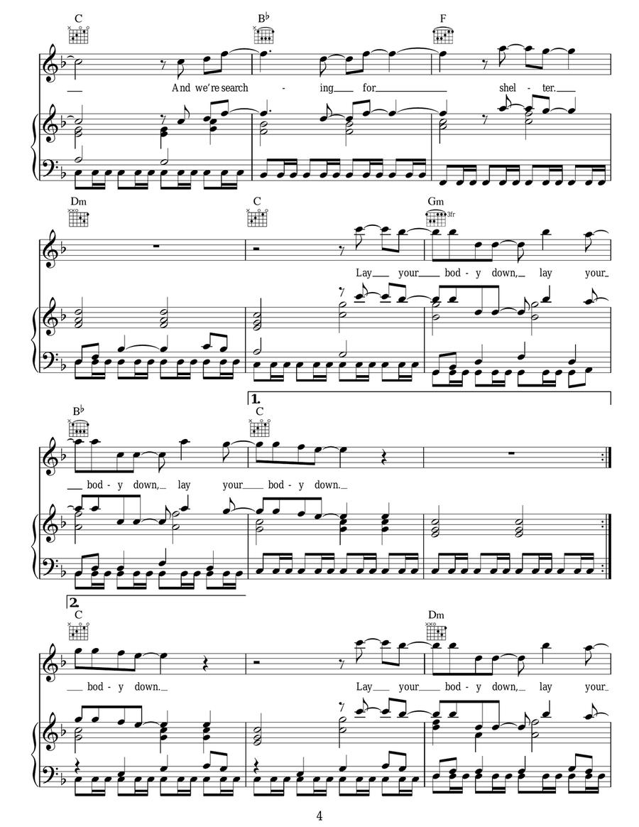 Crossfire Crossfire Acoustic Guitar scores gallery preview page 4