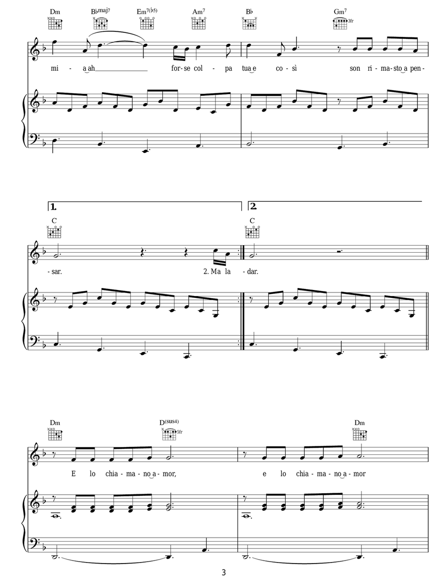 Romanza Acoustic Guitar scores gallery preview page 3