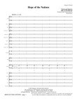 Hope Of The Nations - Full Score