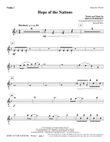 Hope Of The Nations - Violin 1