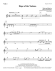 Hope Of The Nations - Violin 2