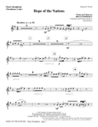 Hope Of The Nations - Tenor Sax (sub. Tbn 2)
