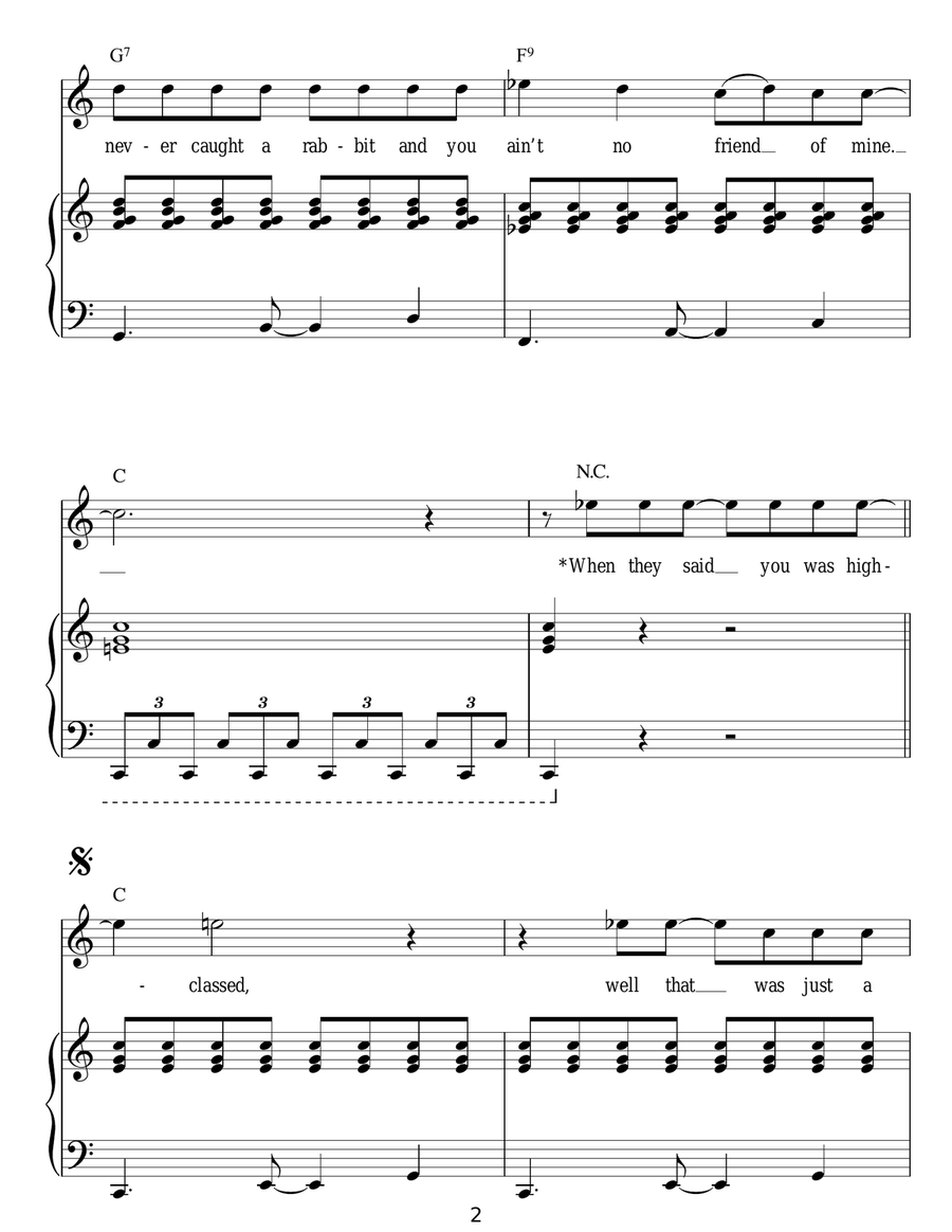 Hound Dog Acoustic Guitar scores gallery preview page 2