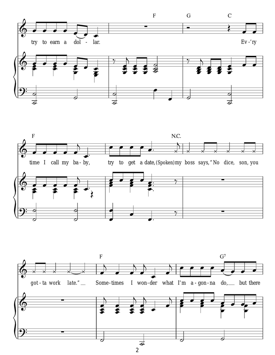Summertime Blues Acoustic Guitar scores gallery preview page 2