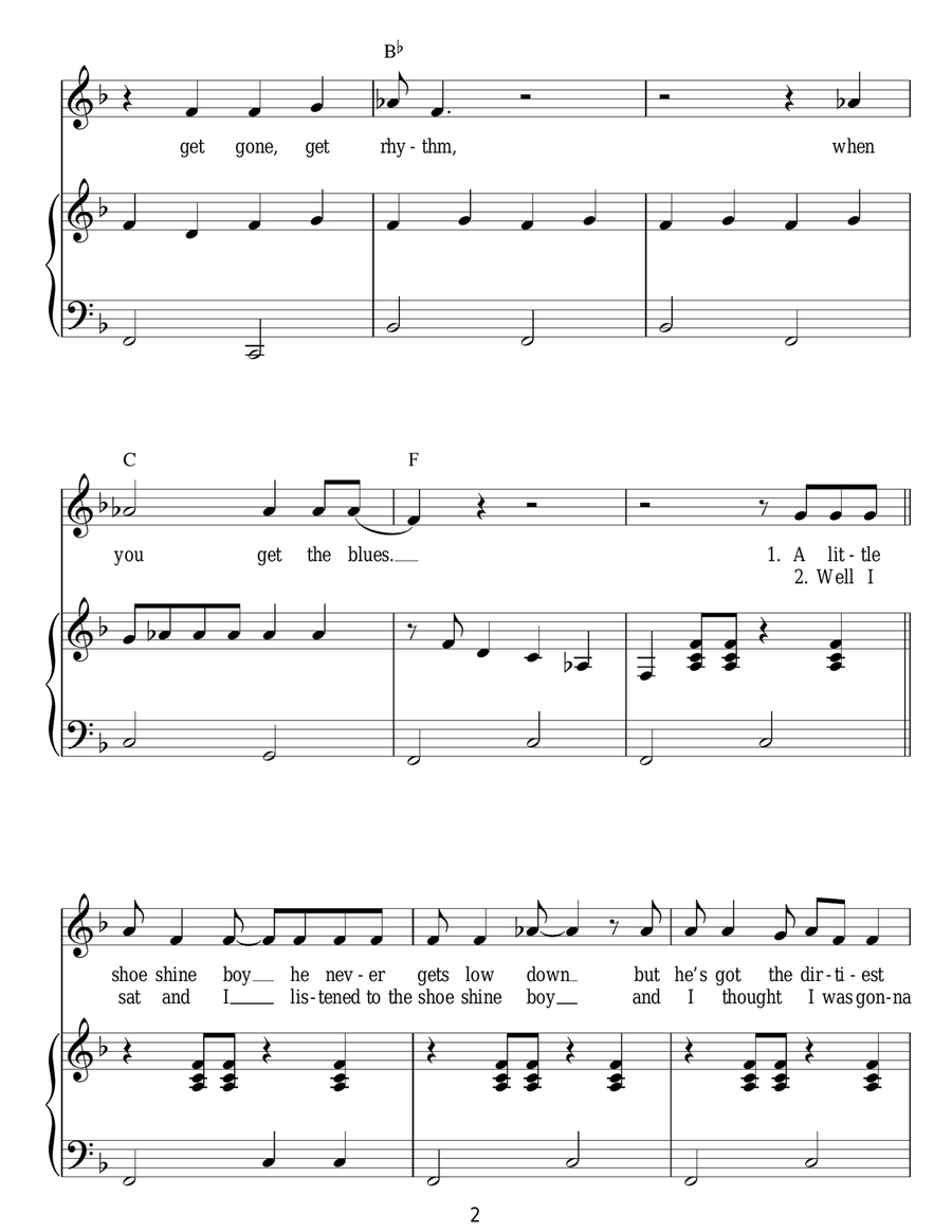 Get Rhythm Get Rhythm Guitar scores gallery preview page 2