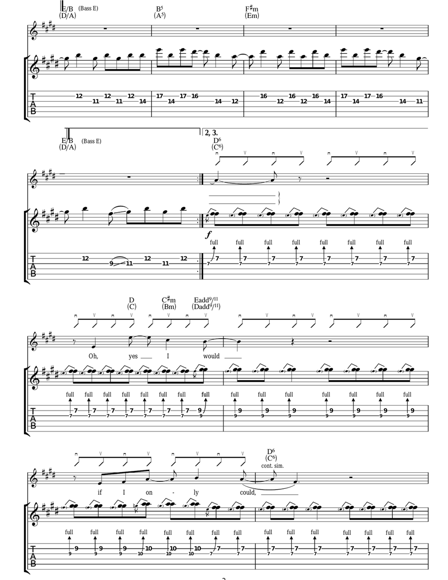 Moses Moses Acoustic Guitar scores gallery preview page 3