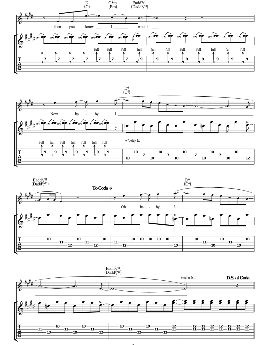 Moses Moses Acoustic Guitar scores gallery preview page 4