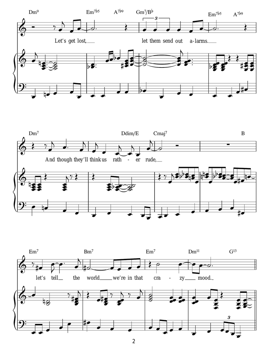 Let's Get Lost Let's Get Lost Guitar scores gallery preview page 2