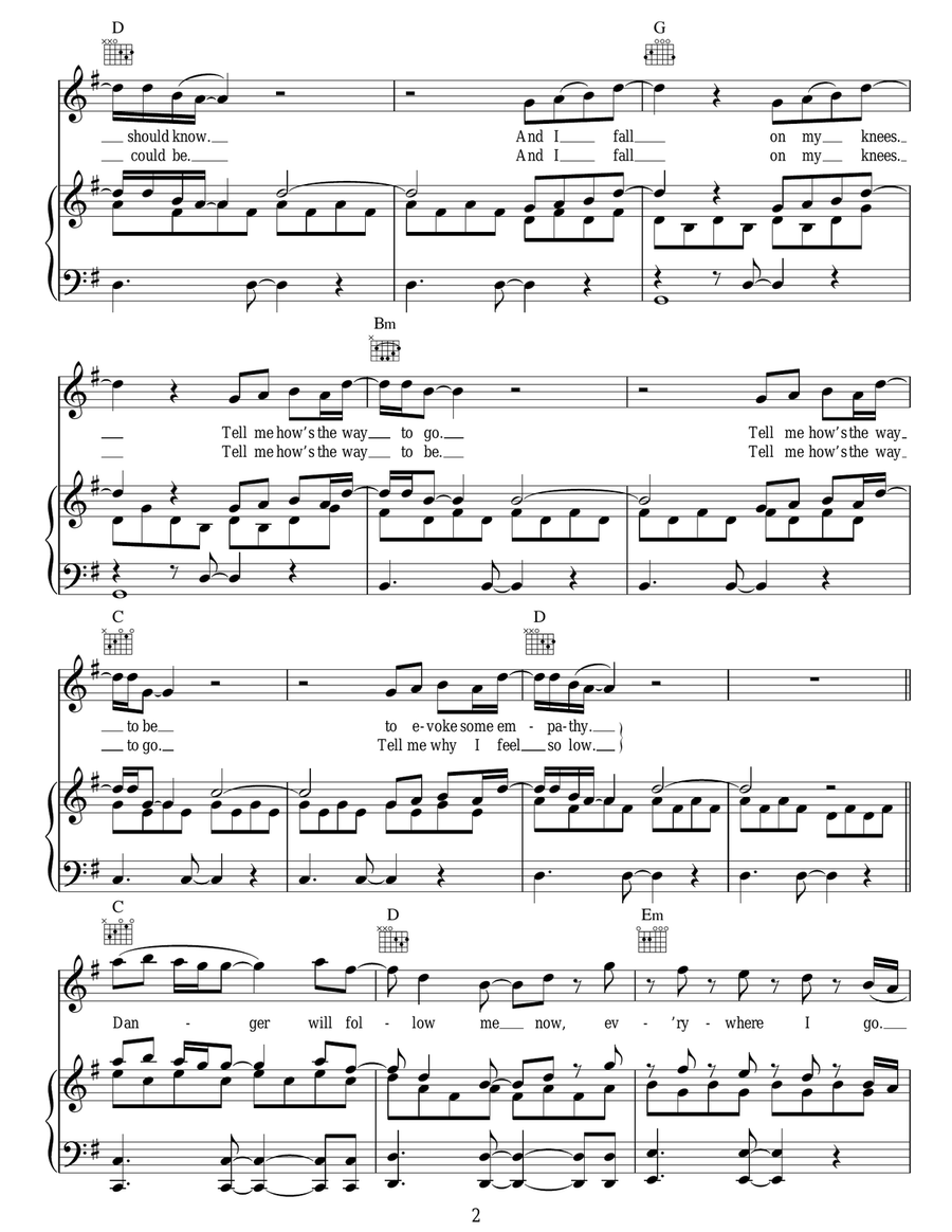 Everywhere I Go Everywhere I Go Acoustic Guitar scores gallery preview page 2