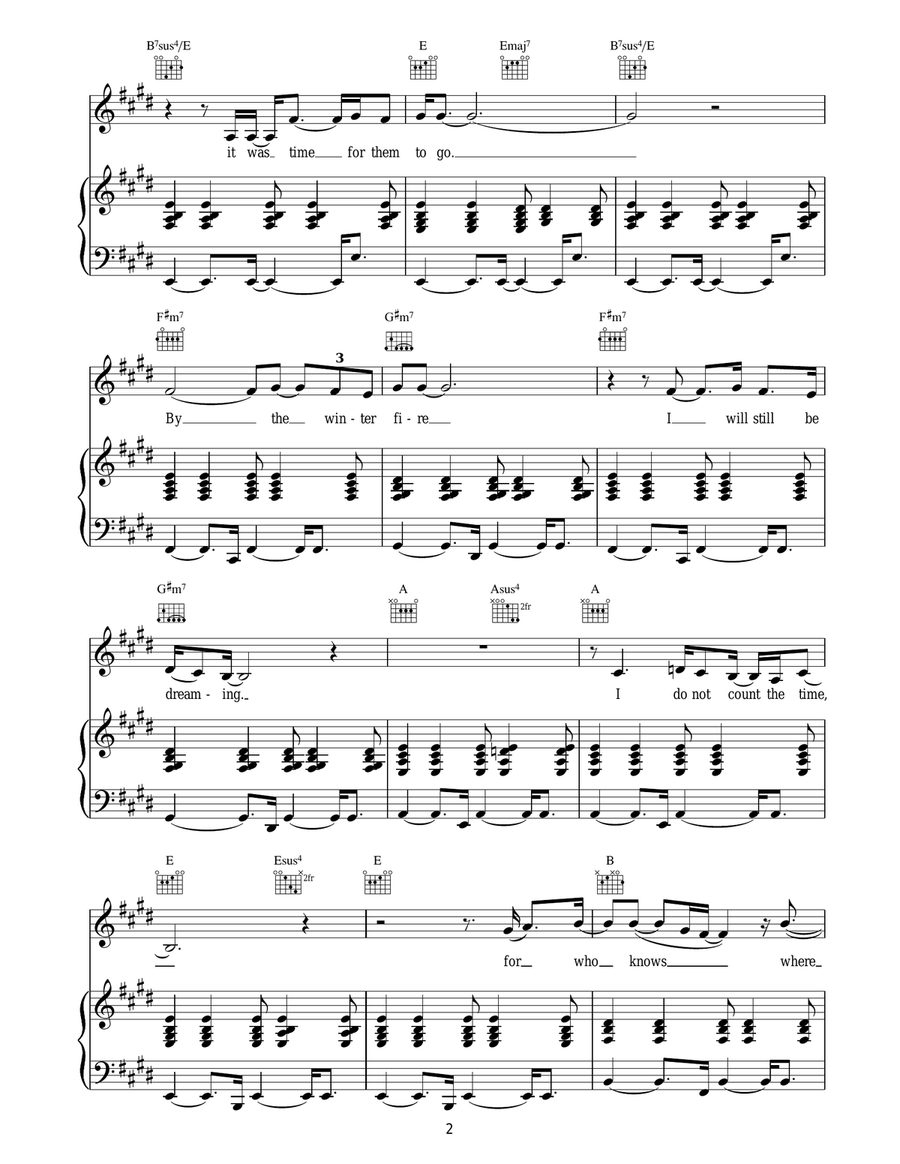 Who Knows Where The Time Goes Guitar scores gallery preview page 2