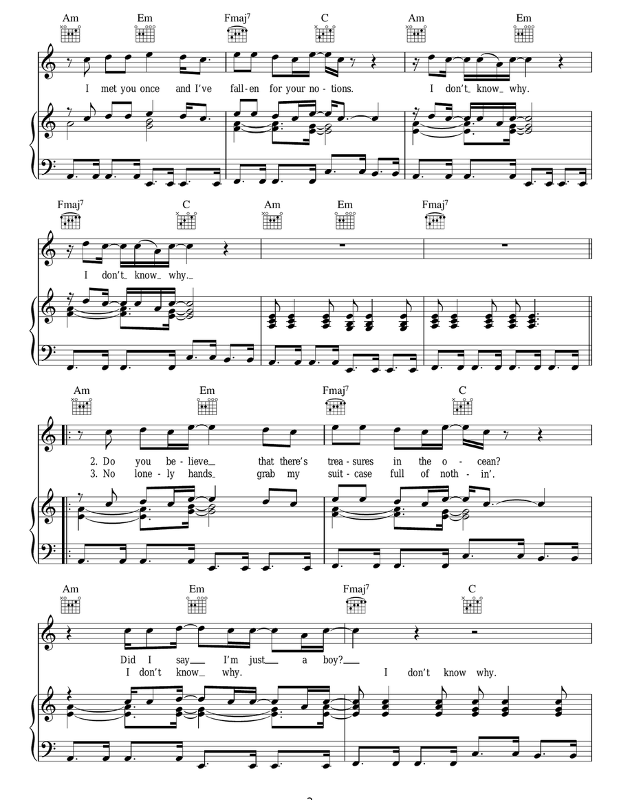 Just A Boy Just A Boy Acoustic Guitar scores gallery preview page 2