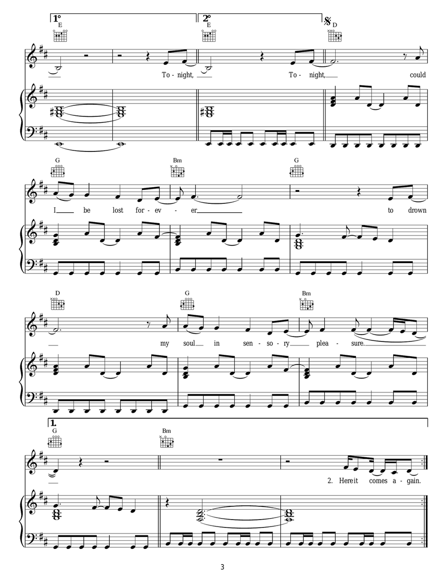 Beauty On The Fire Acoustic Guitar scores gallery preview page 3