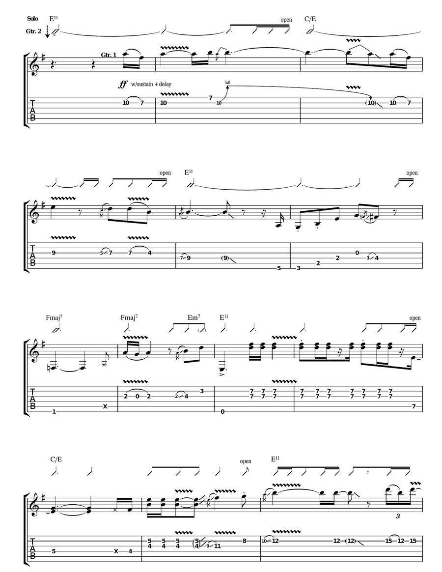 On An Island On An Island Acoustic Guitar scores gallery preview page 4