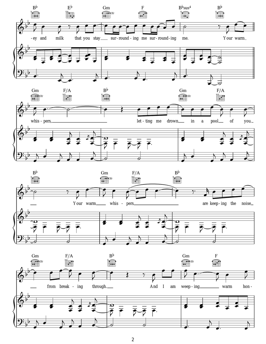 Warm Whispers Warm Whispers Acoustic Guitar scores gallery preview page 2