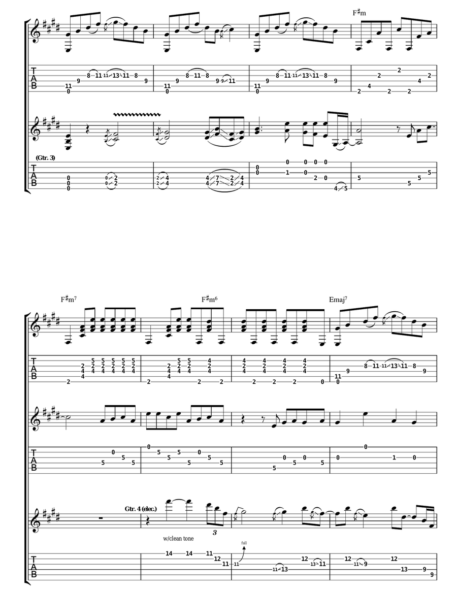 Then I Close My Eyes Then I Close My Eyes Acoustic Guitar scores gallery preview page 3