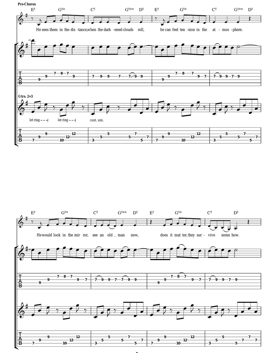 When The Wild Wind Blows When The Wild Wind Blows Acoustic Guitar scores gallery preview page 4