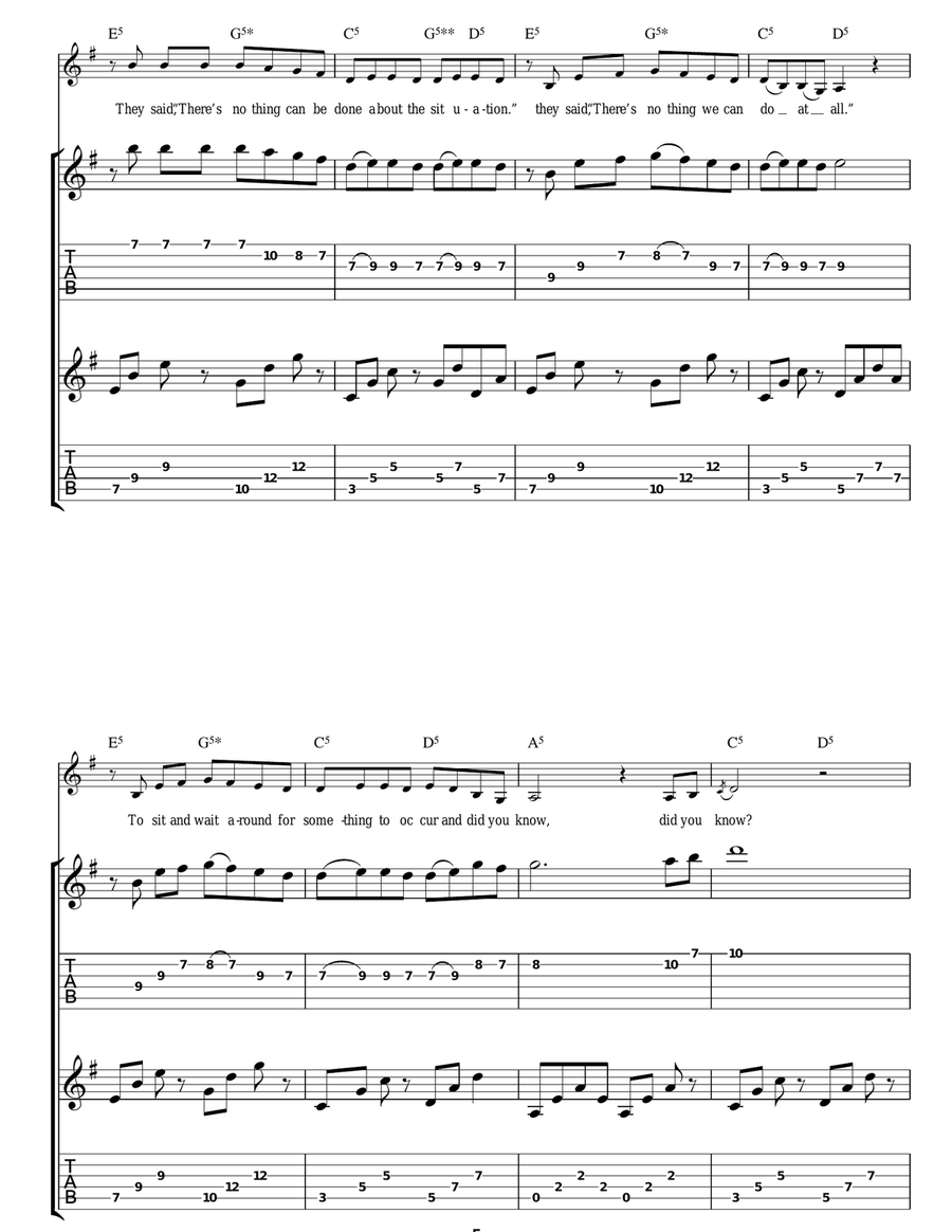 When The Wild Wind Blows When The Wild Wind Blows Acoustic Guitar scores gallery preview page 5
