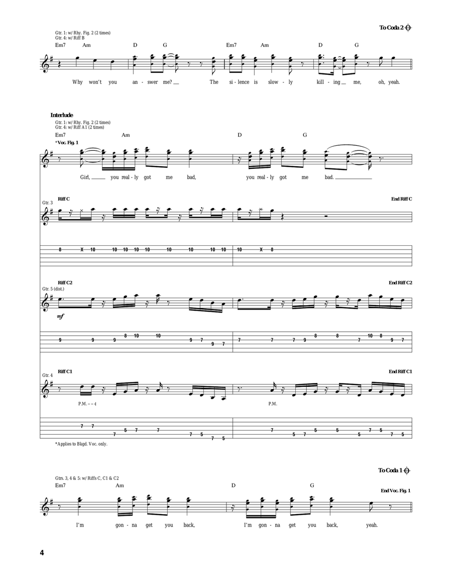 Misery Misery Acoustic Guitar scores gallery preview page 4