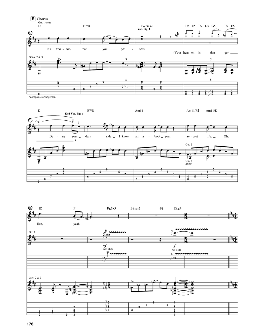 All About Eve by Steve Vai Acoustic Guitar - Digital Sheet Music page 4