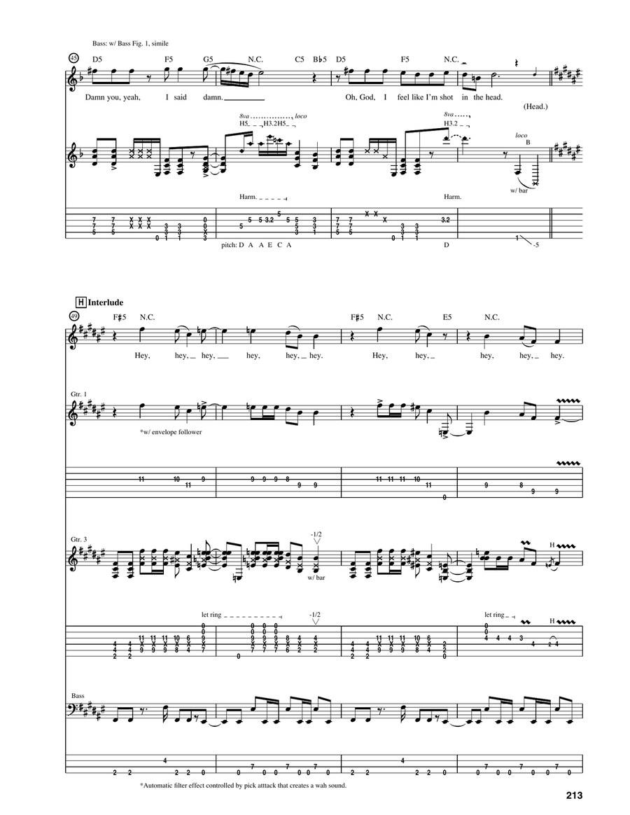 Damn You Damn You Acoustic Guitar scores gallery preview page 6