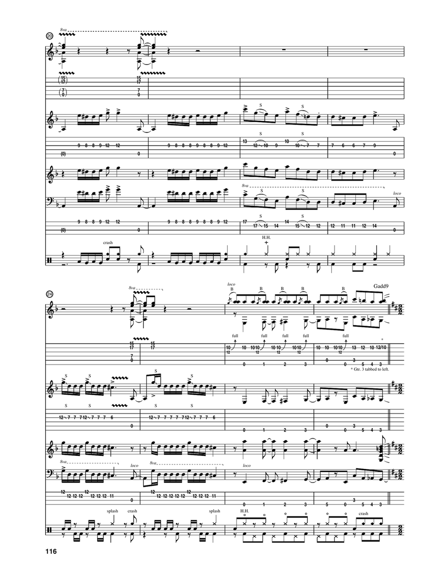 Fire Garden Suite: Bull Whip / Pusa Road / Angel Food / Taurus Bulba Acoustic Guitar scores gallery preview page 3