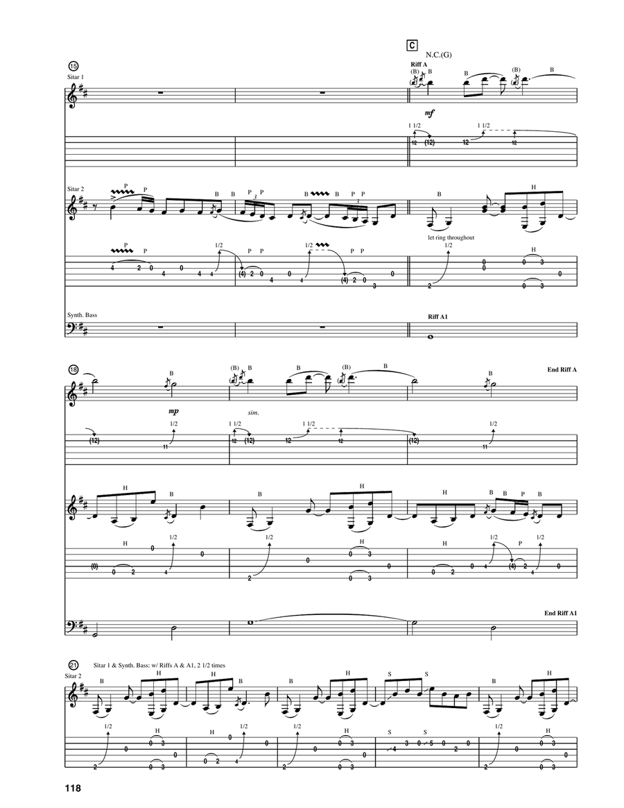 Fire Garden Suite: Bull Whip / Pusa Road / Angel Food / Taurus Bulba Acoustic Guitar scores gallery preview page 5