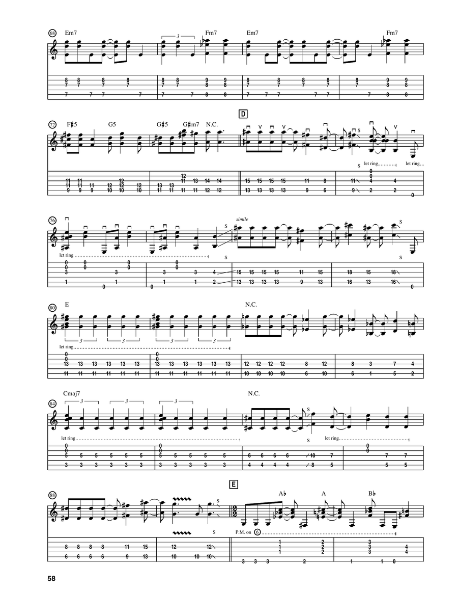 Kill The Guy With The Ball/The God Eaters Acoustic Guitar scores gallery preview page 4