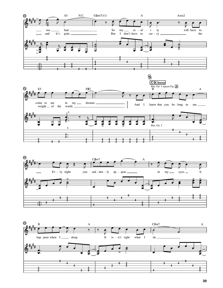 In My Dreams With You In My Dreams With You Acoustic Guitar scores gallery preview page 3