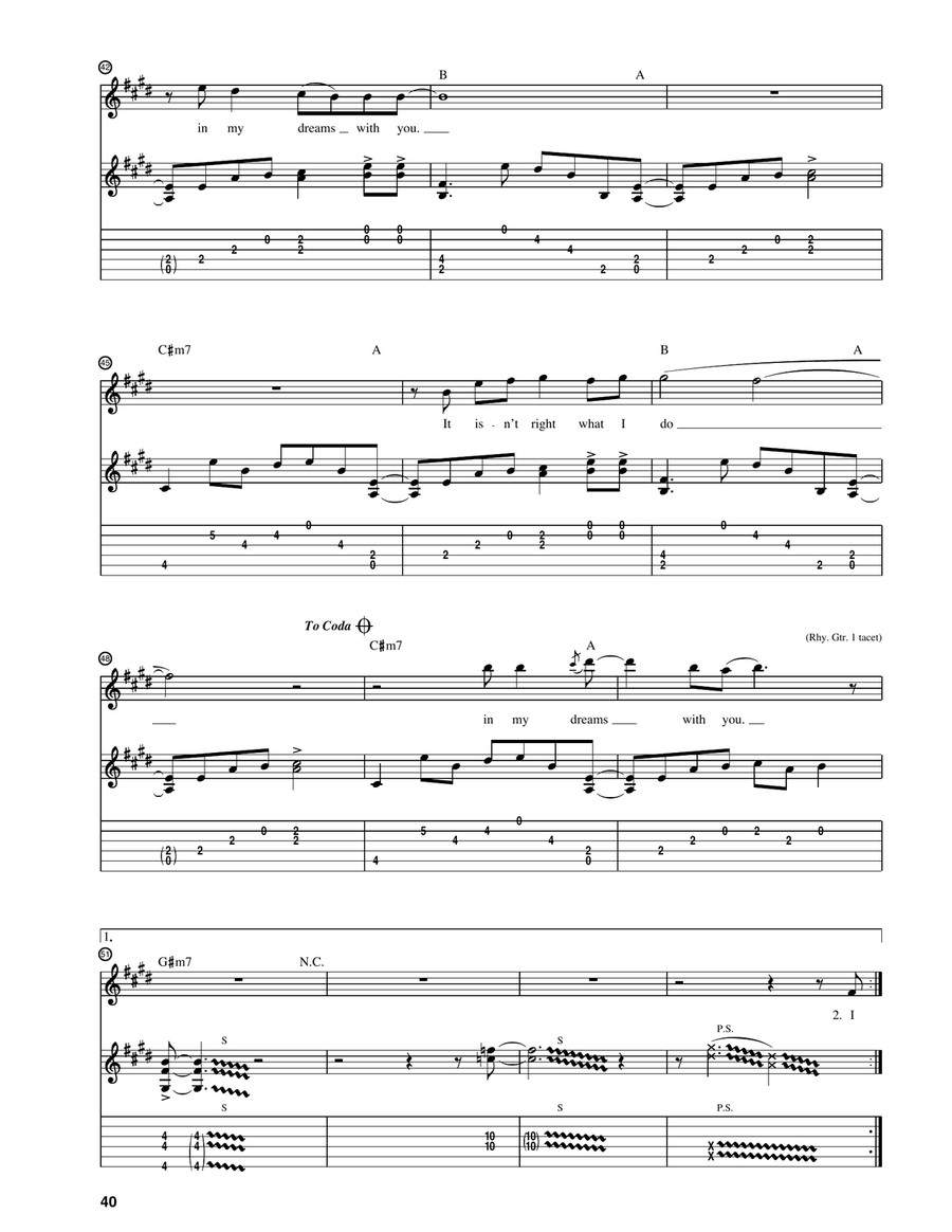 In My Dreams With You In My Dreams With You Acoustic Guitar scores gallery preview page 4