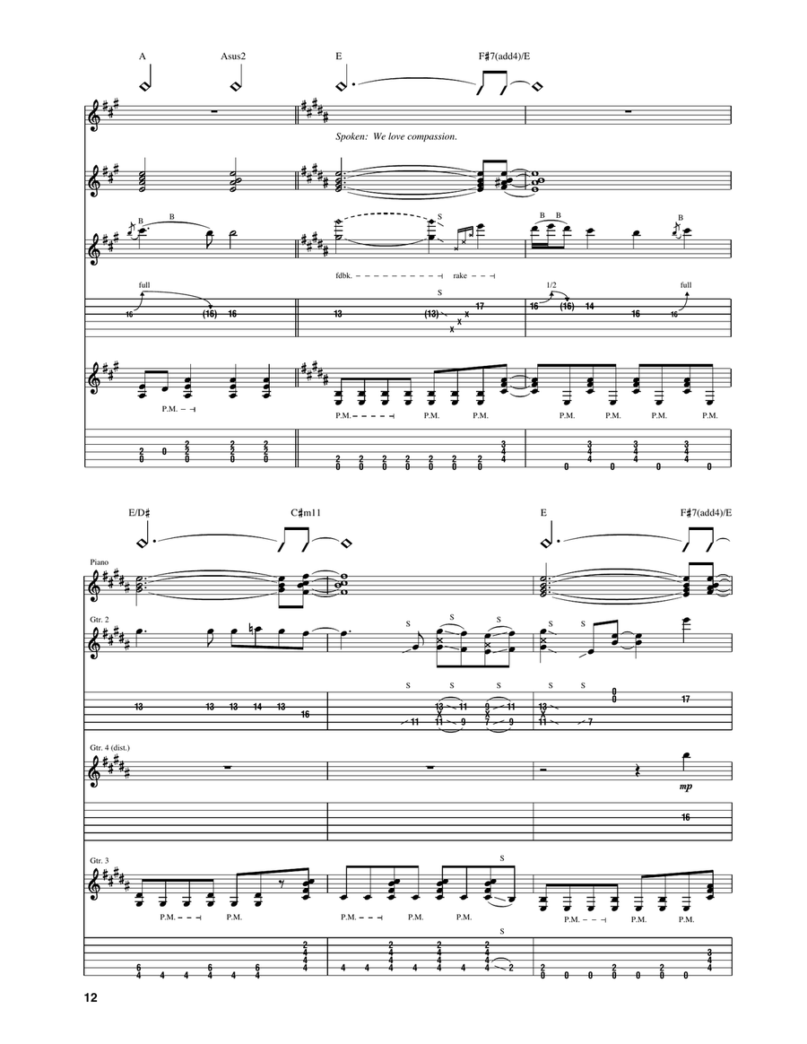 The Blood & Tears The Blood & Tears Acoustic Guitar scores gallery preview page 4