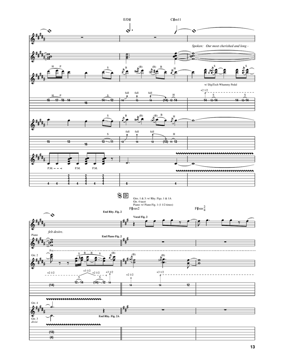The Blood & Tears The Blood & Tears Acoustic Guitar scores gallery preview page 5