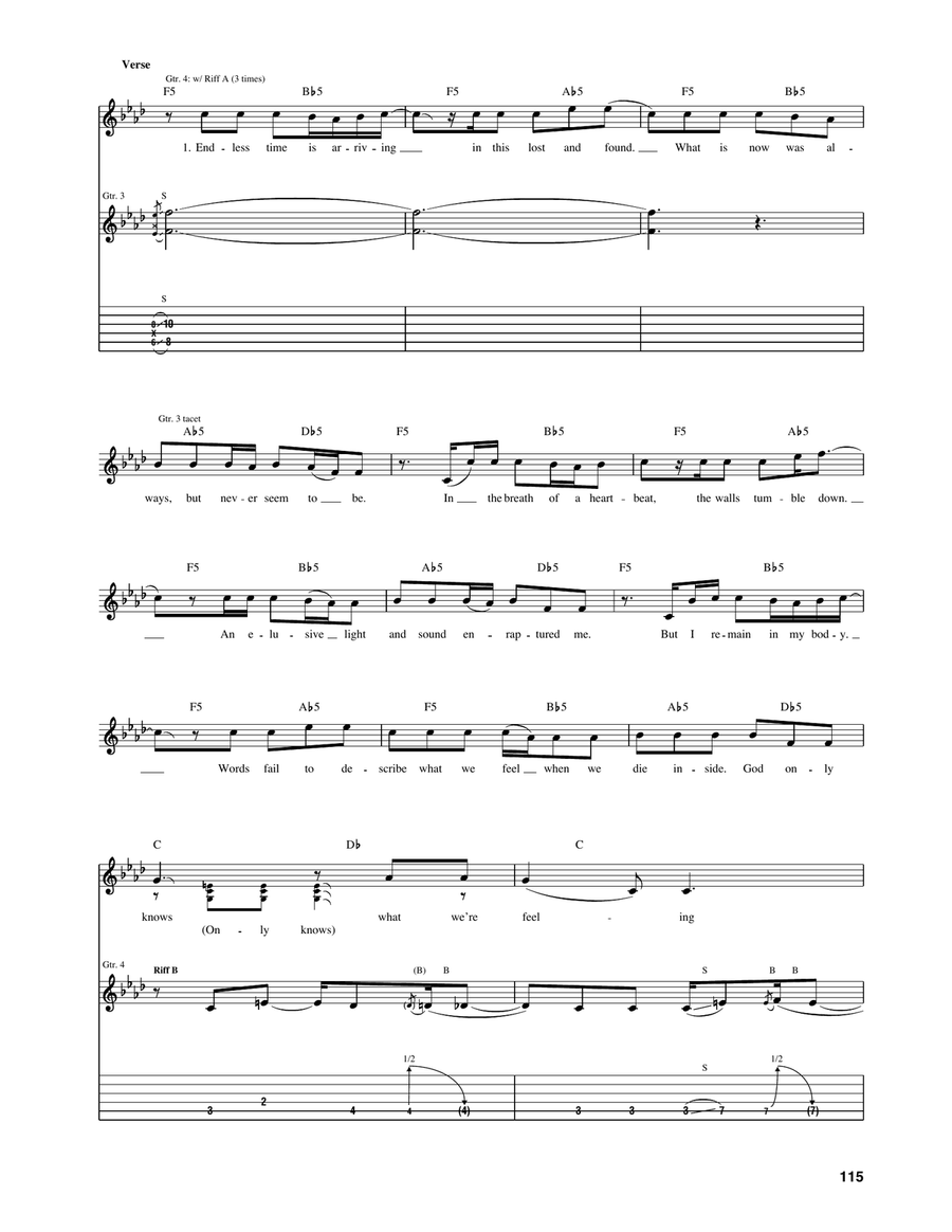 The Silent Within Acoustic Guitar scores gallery preview page 2
