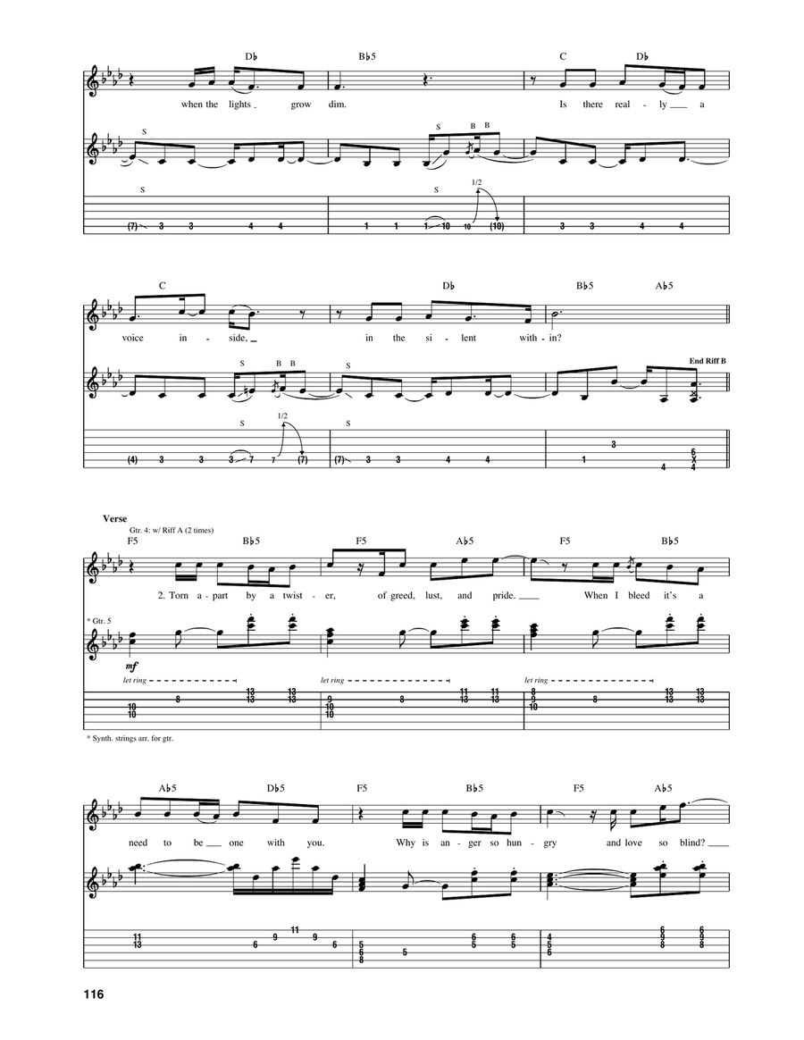 The Silent Within Acoustic Guitar scores gallery preview page 3